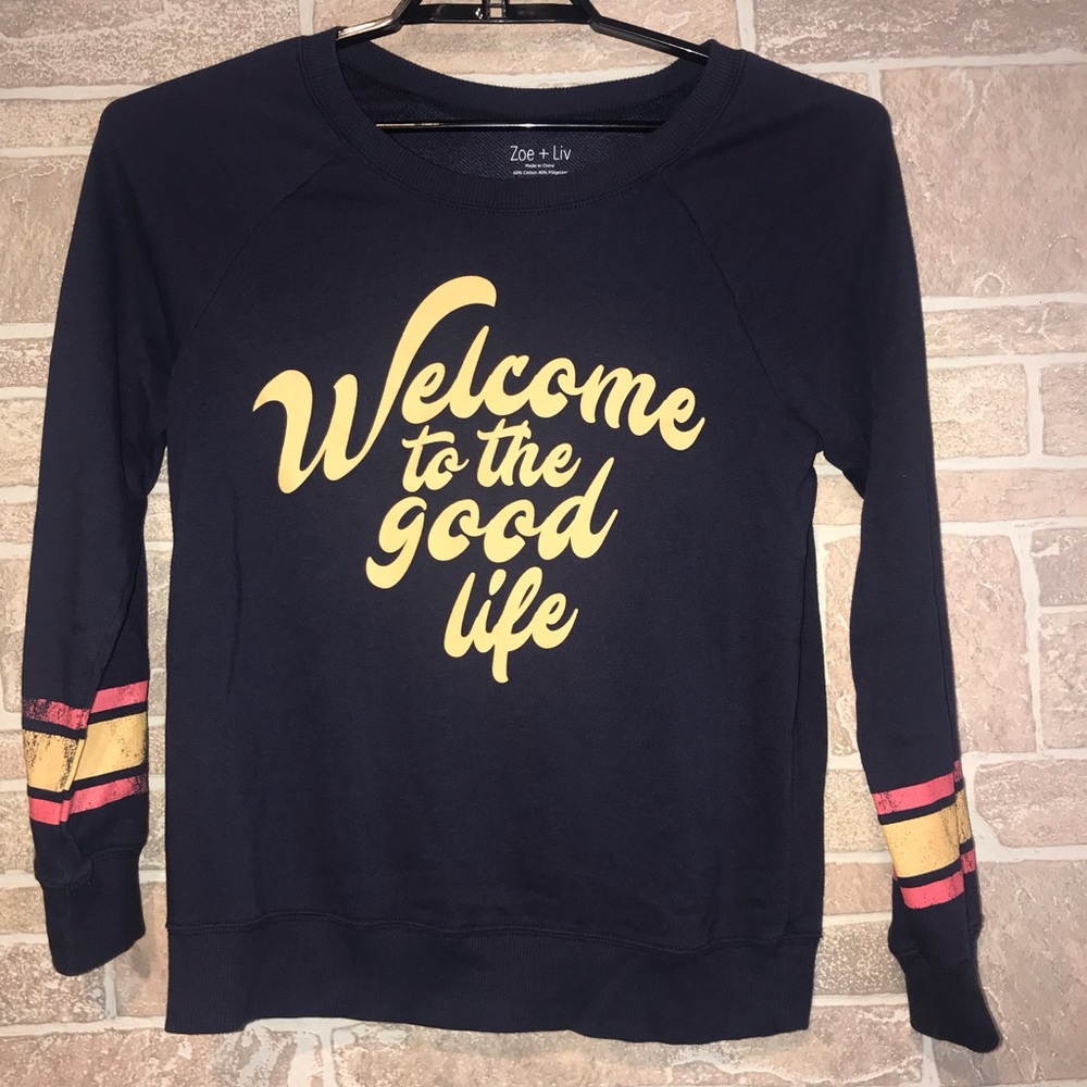 🌸Zoe +Luv Lightweight Sweatshirt Size M